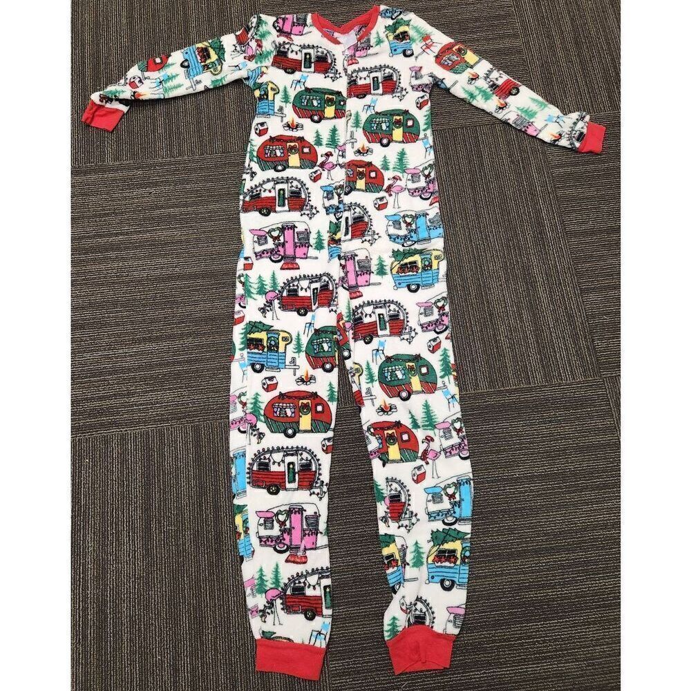 Secret Treasure Christmas RV Having Fun Yet? One Piece Dropseat Pajama Set Union